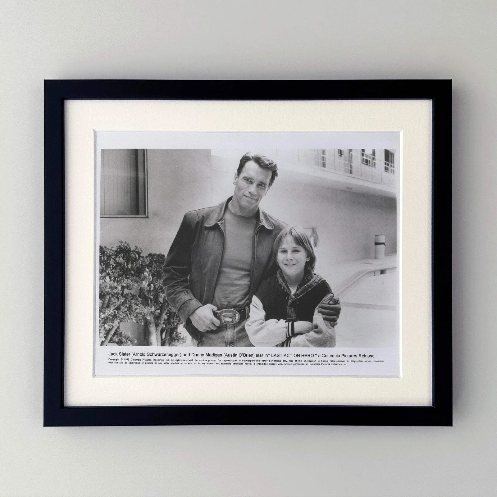 Last Action Hero (1993) Press Publicity Still - Framed, image 2
