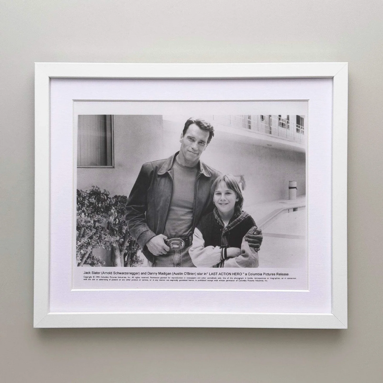 Last Action Hero (1993) Press Publicity Still - Framed, image 3