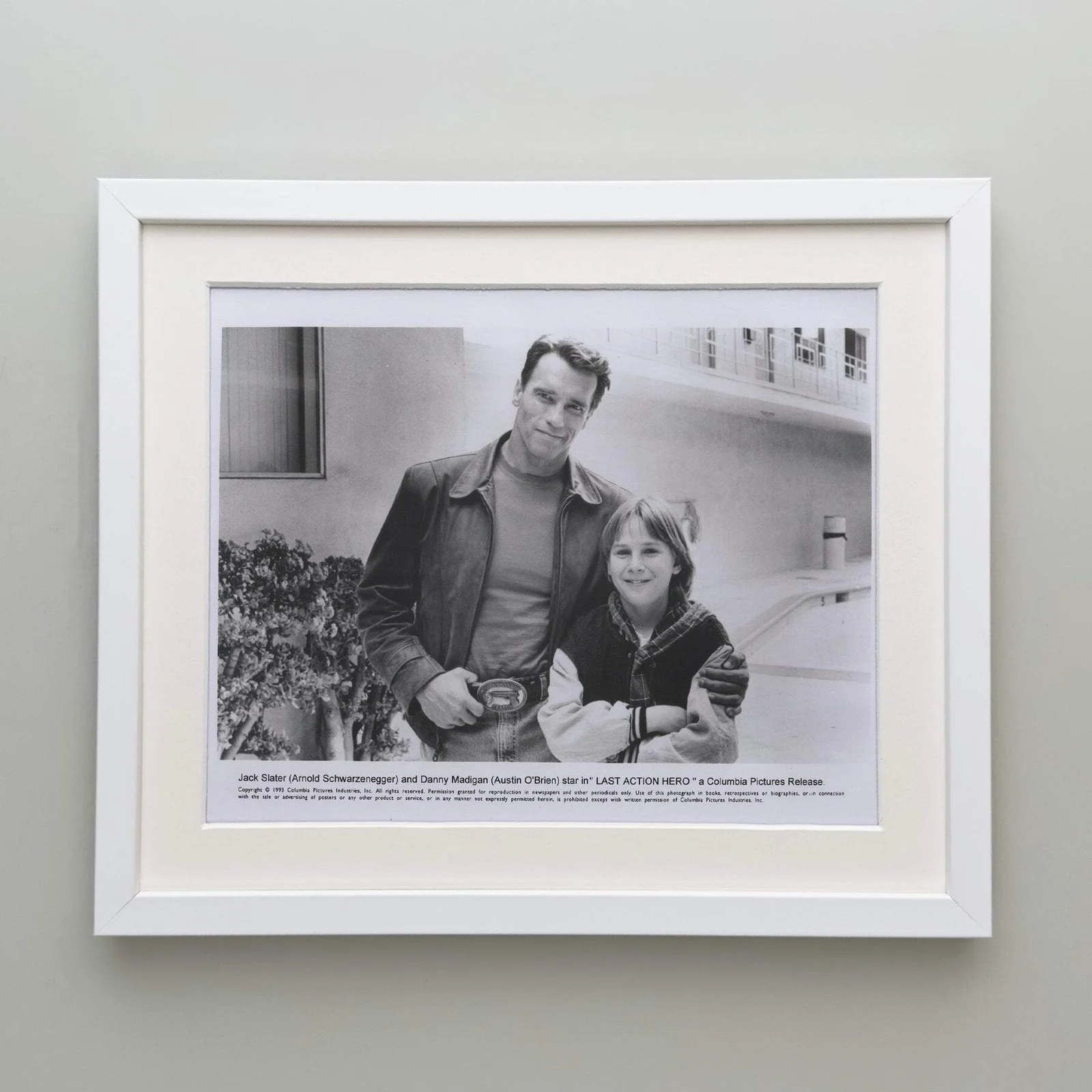 Last Action Hero (1993) Press Publicity Still - Framed, image 4
