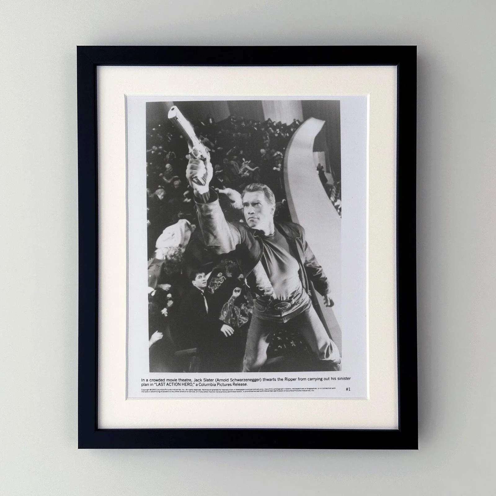 Last Action Hero (1993) Press Publicity Still - Framed, image 2