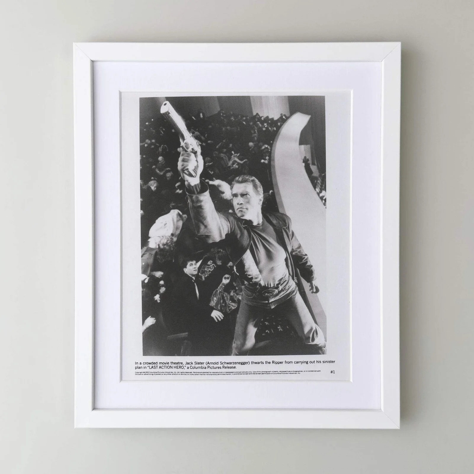 Last Action Hero (1993) Press Publicity Still - Framed, image 3