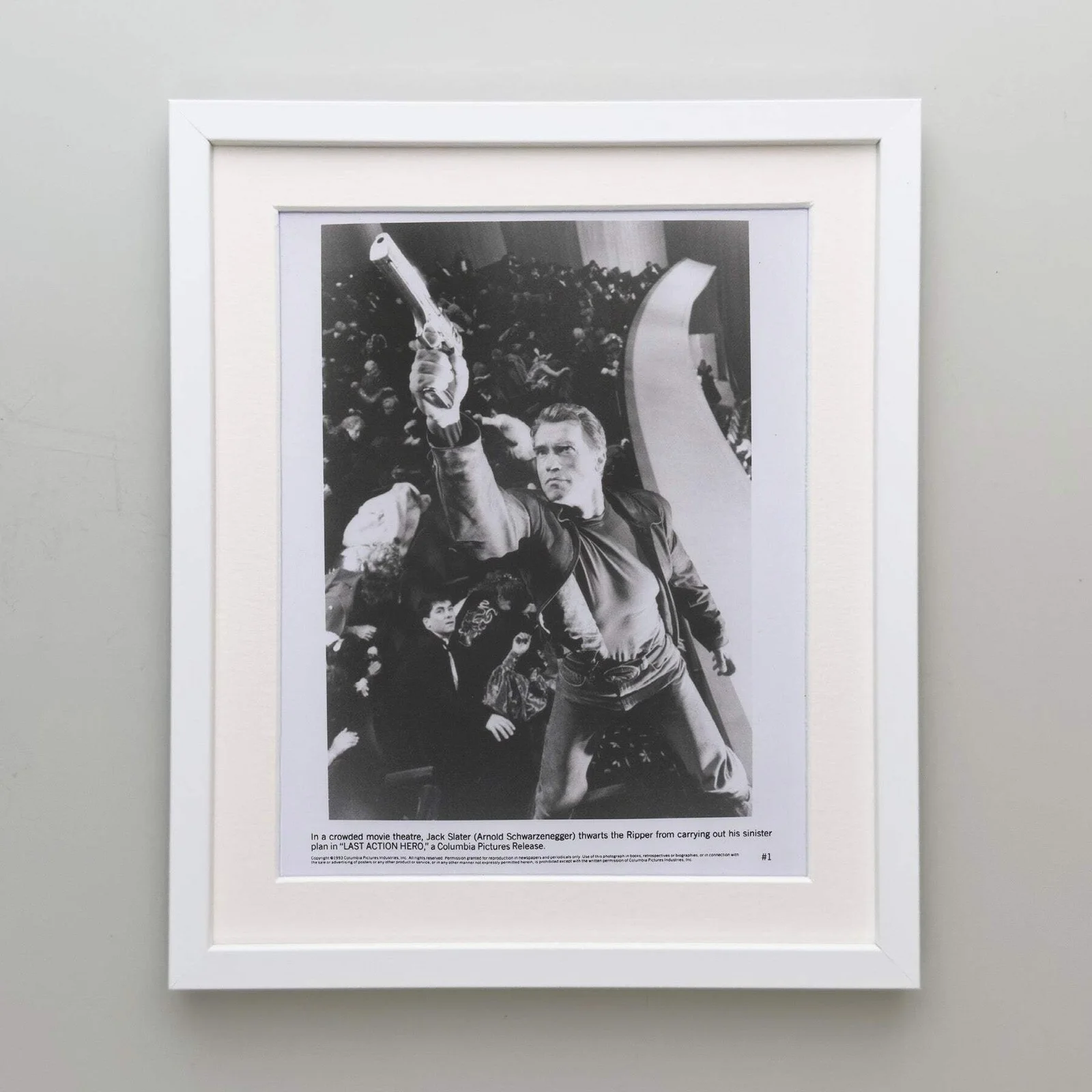 Last Action Hero (1993) Press Publicity Still - Framed, image 4
