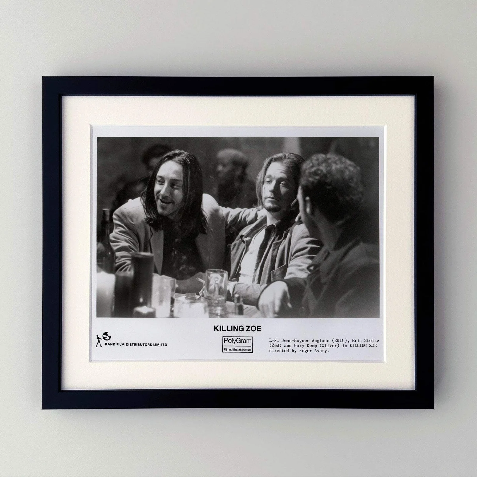 Killing Zoe (1993) Press Publicity Still - Framed, image 2