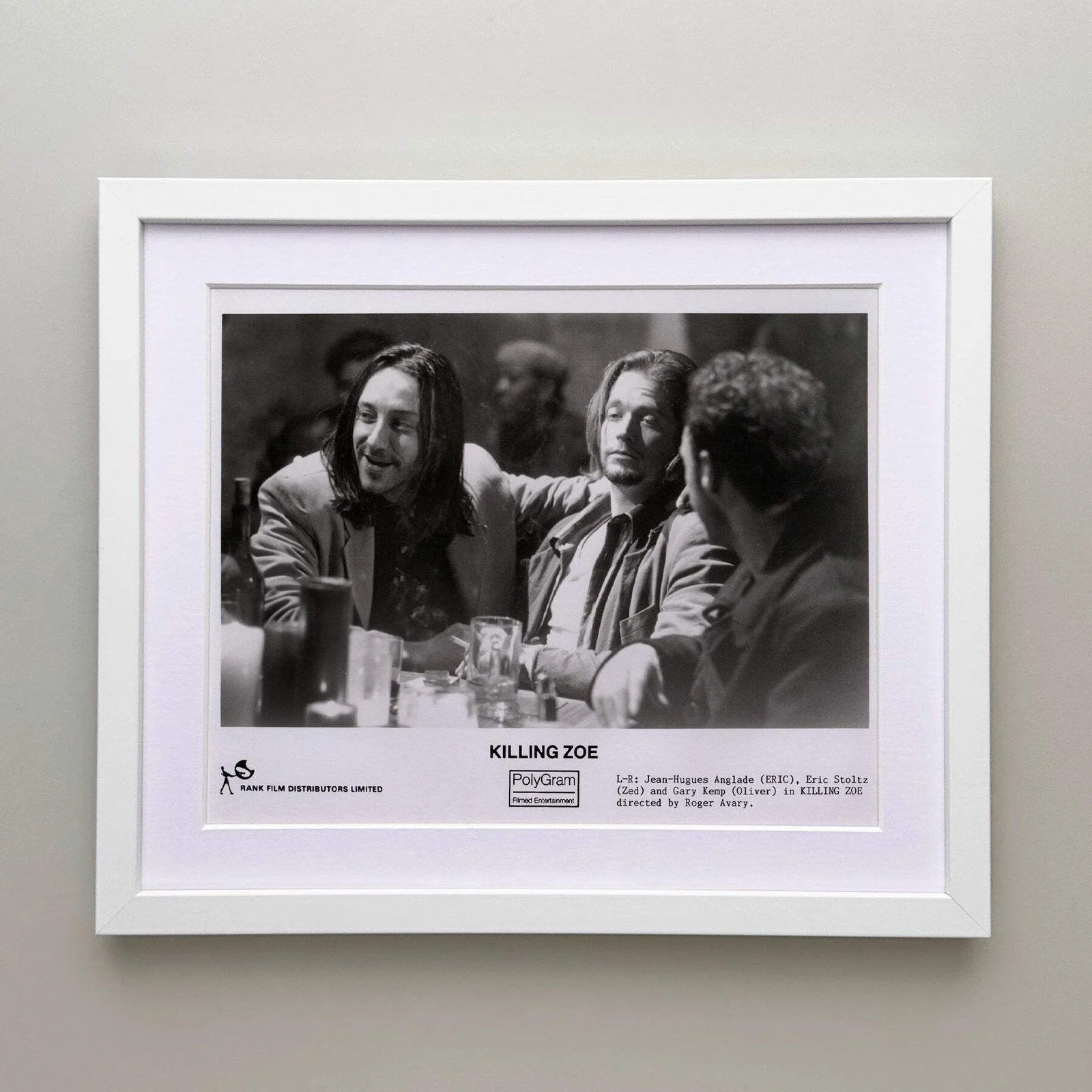 Killing Zoe (1993) Press Publicity Still - Framed, image 3