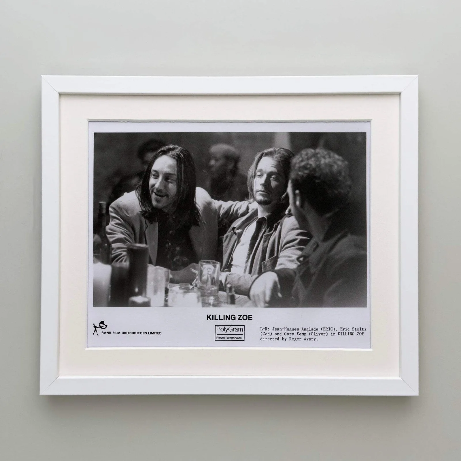 Killing Zoe (1993) Press Publicity Still - Framed, image 4