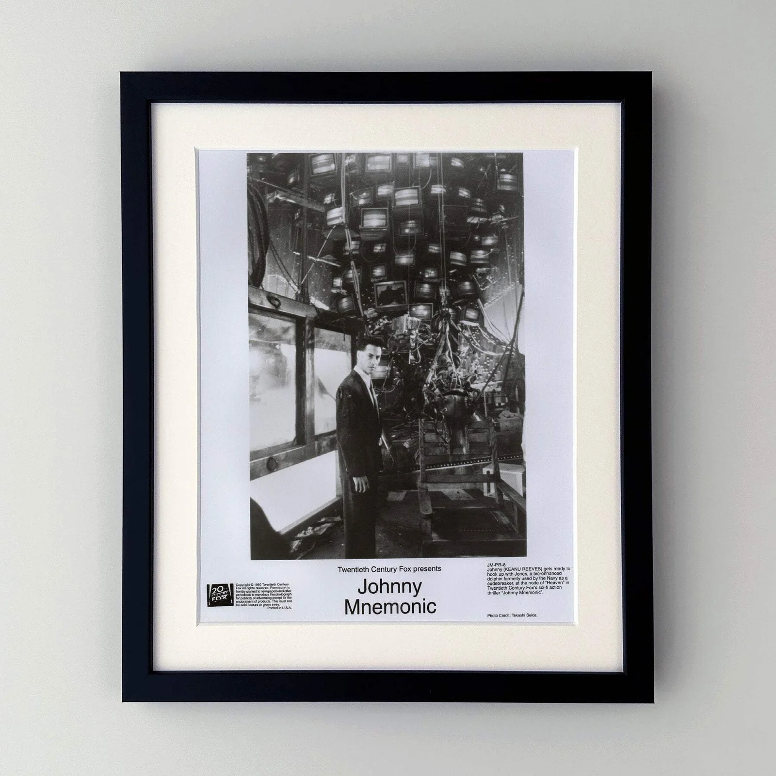 Johnny Mnemonic (1995) Press Publicity Still - Framed, image 2