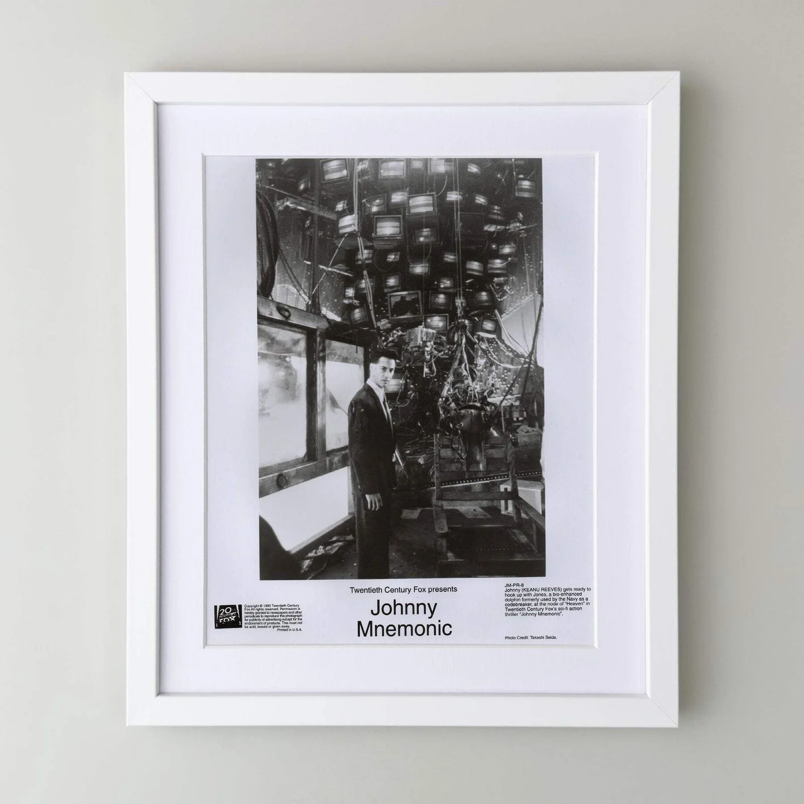 Johnny Mnemonic (1995) Press Publicity Still - Framed, image 3