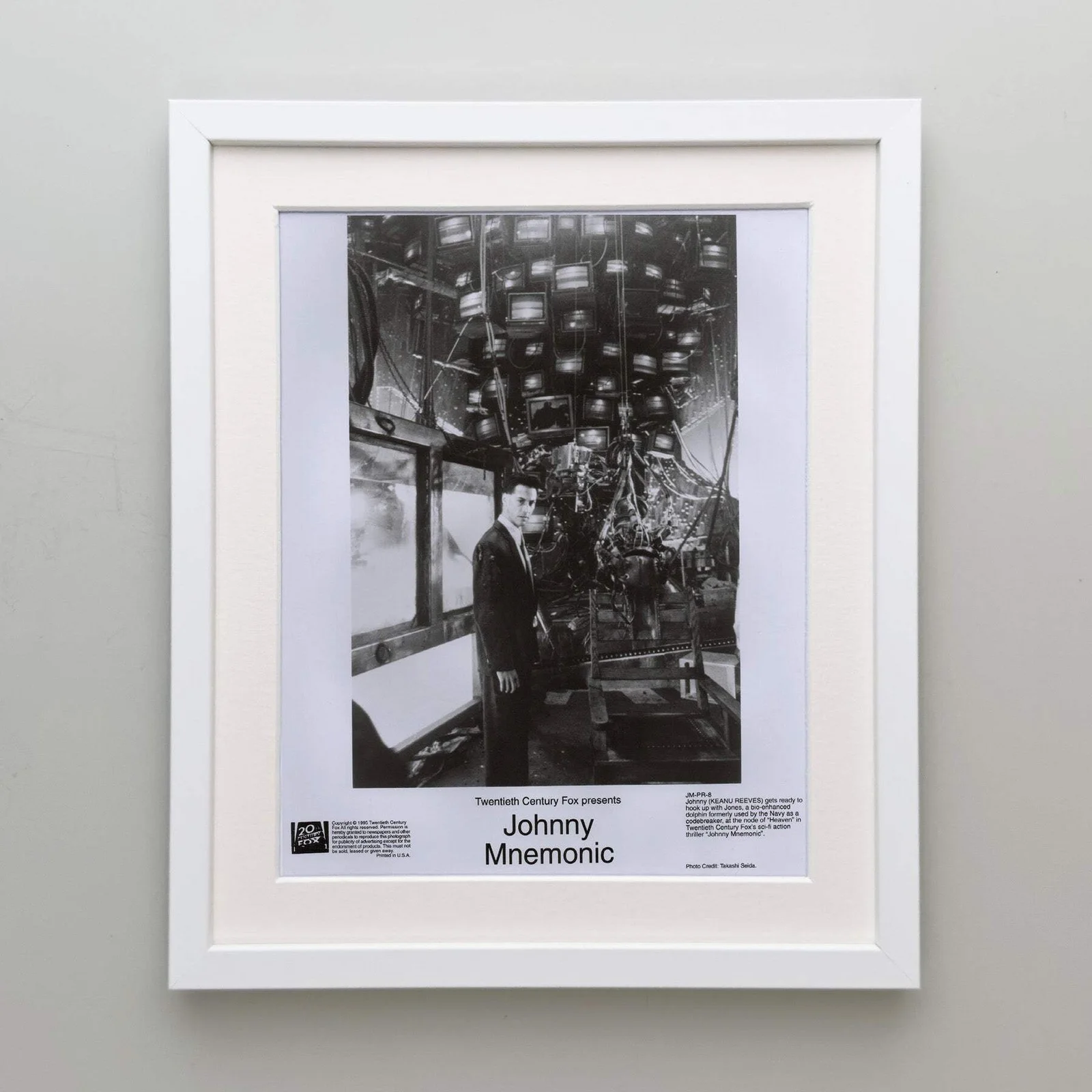 Johnny Mnemonic (1995) Press Publicity Still - Framed, image 4