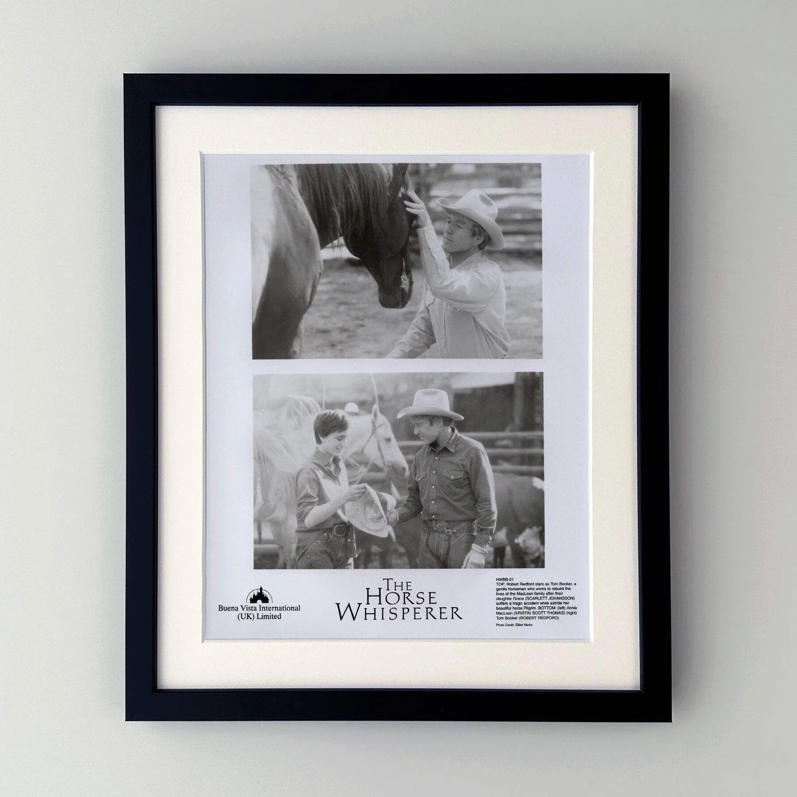 The Horse Whisperer (1998) Press Publicity Still - Framed, image 2