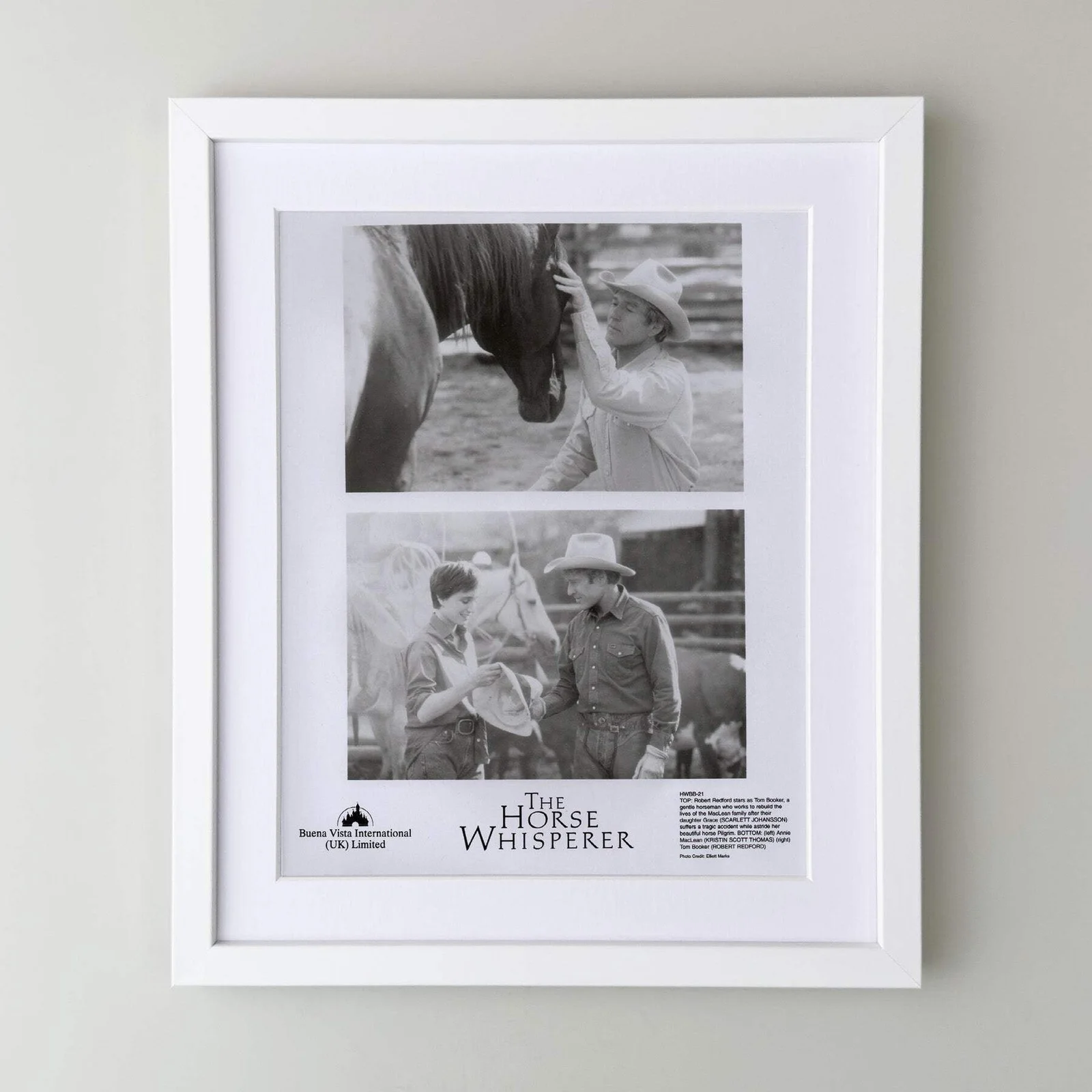 The Horse Whisperer (1998) Press Publicity Still - Framed, image 3