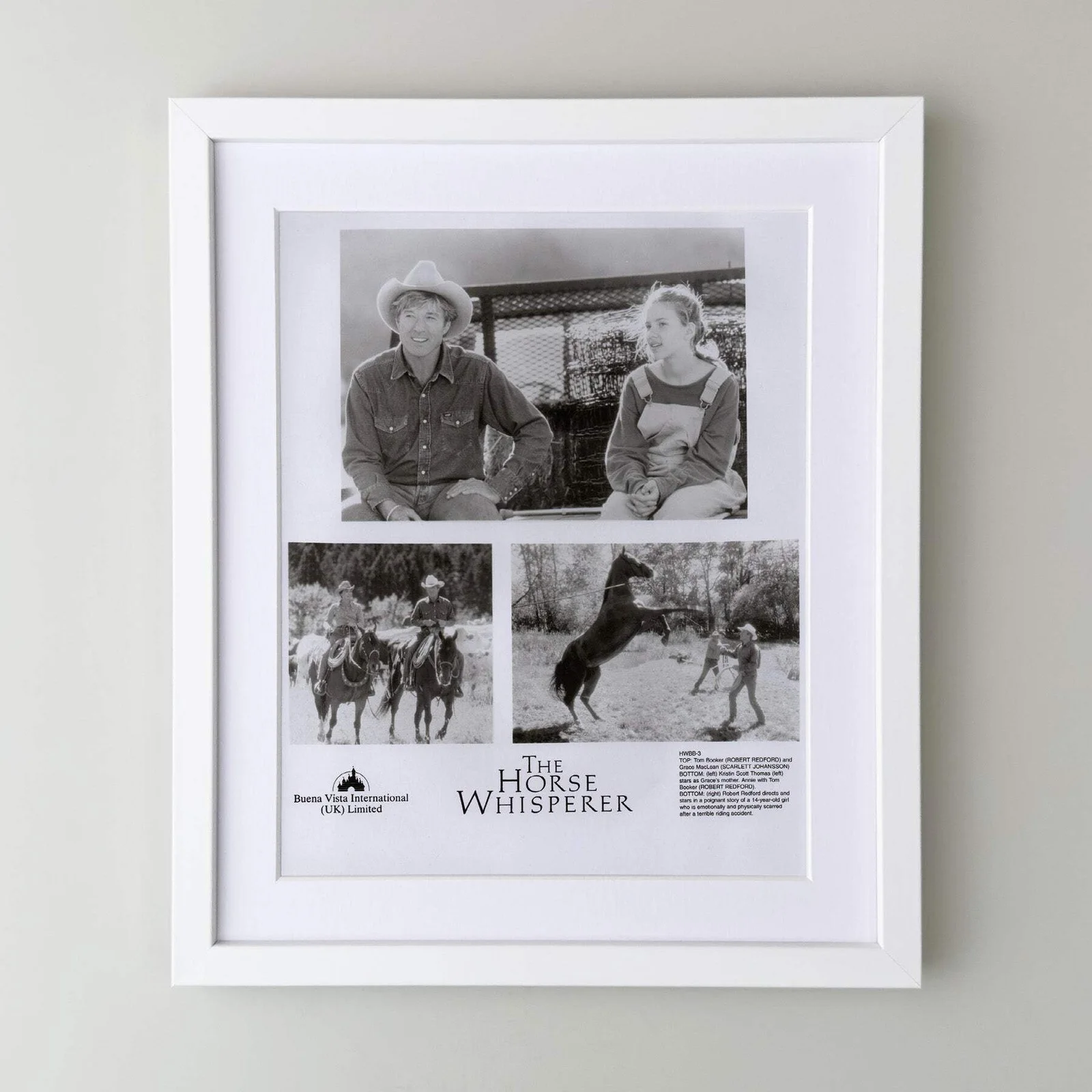 The Horse Whisperer (1998) Press Publicity Still - Framed, image 3