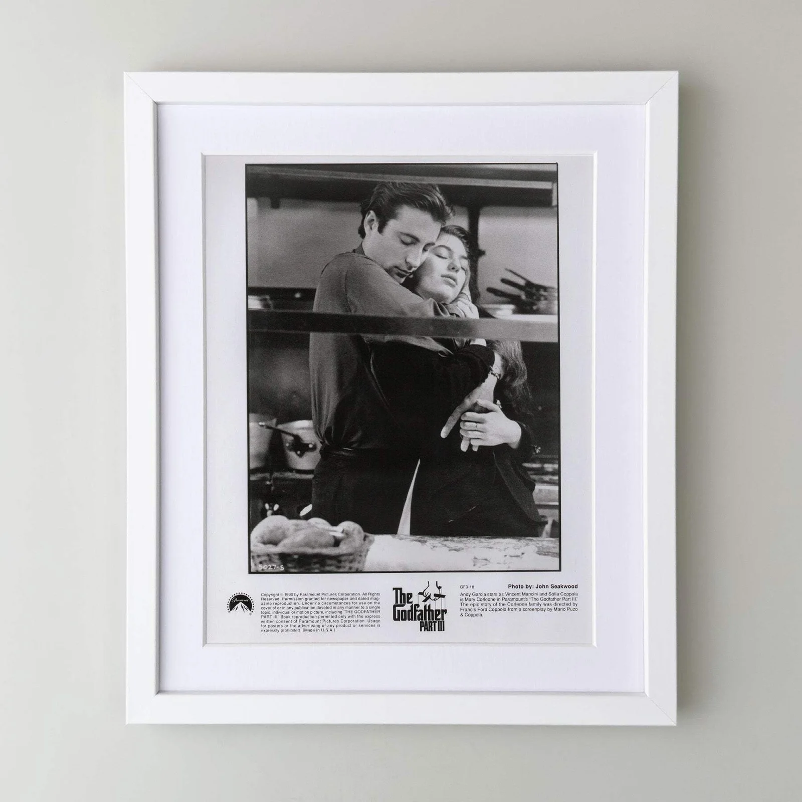 The Godfather Part 3 (1990) Press Publicity Still - Framed, image 3