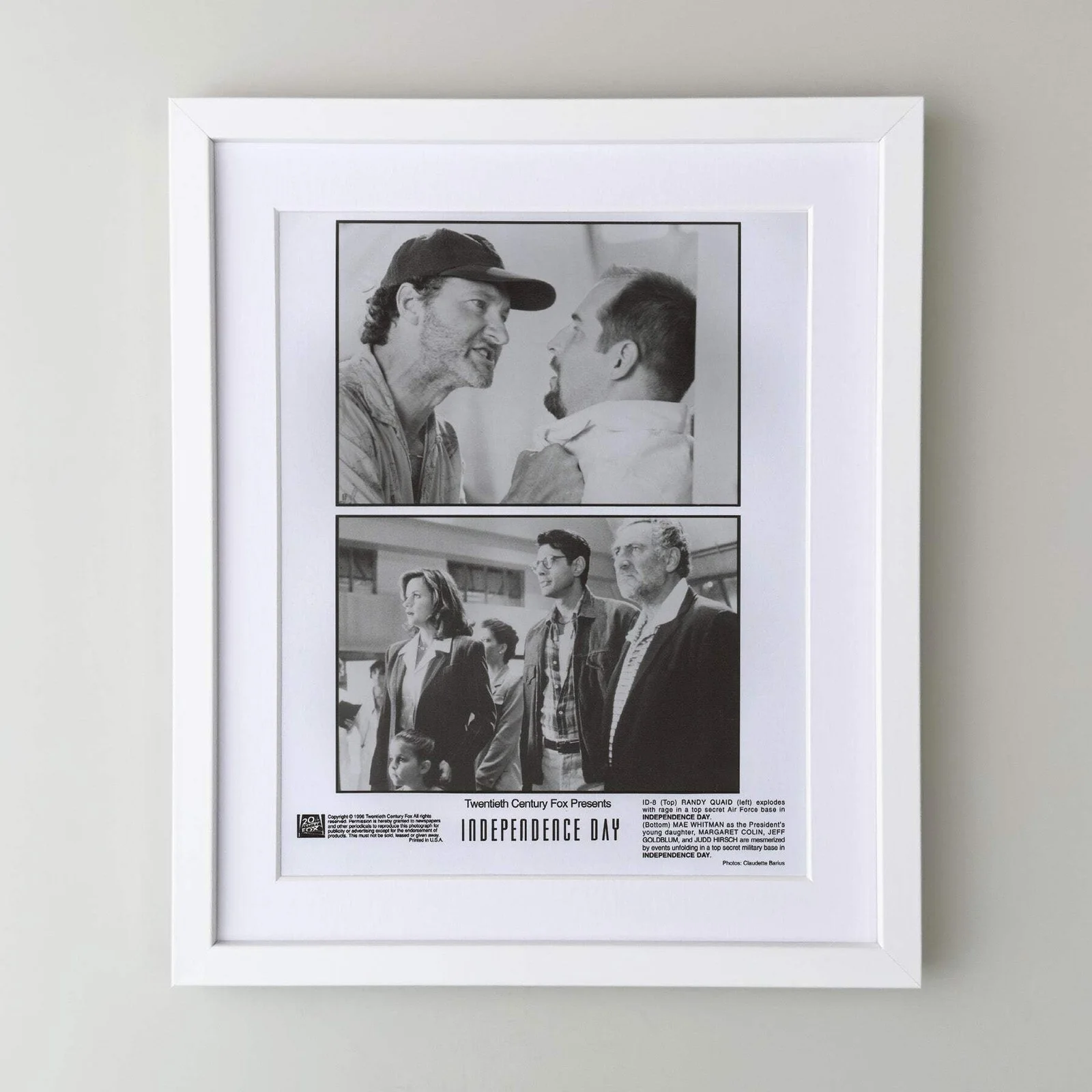 Independence Day (1996) Press Publicity Still - Framed, image 3