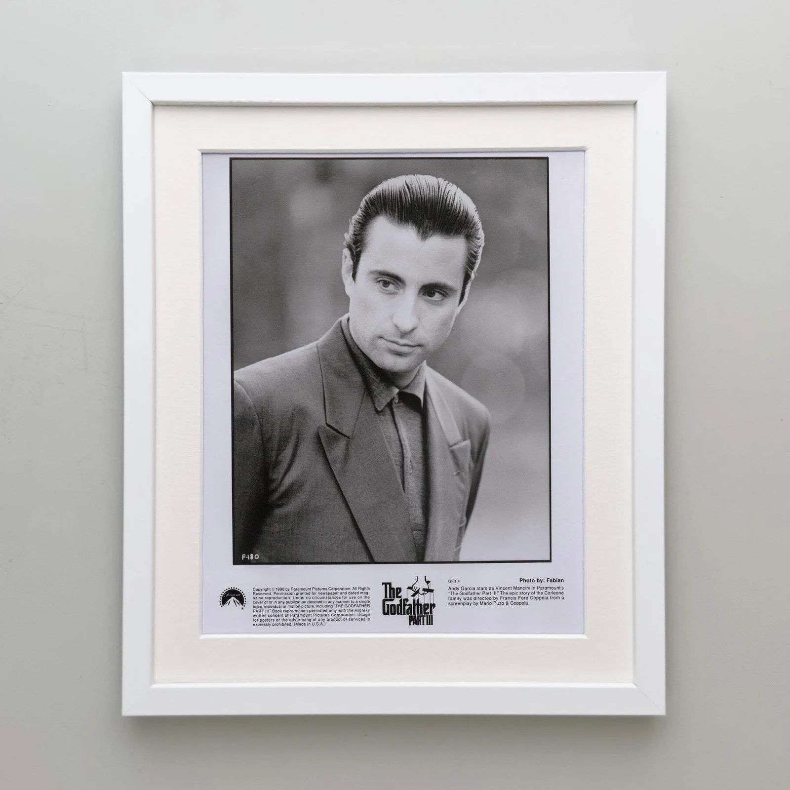 The Godfather Part 3 (1990) Press Publicity Still - Framed, image 4