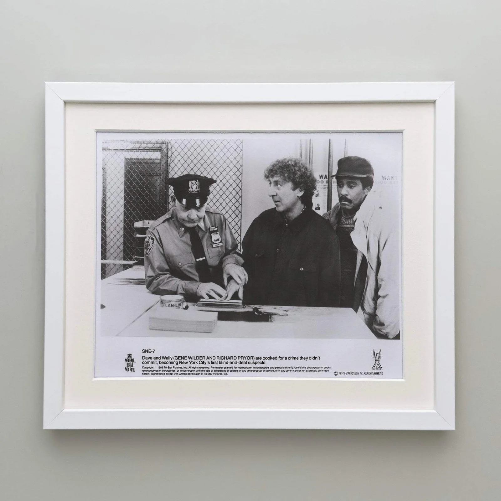 See No Evil Hear No Evil (1989) Press Publicity Still - Framed, image 4