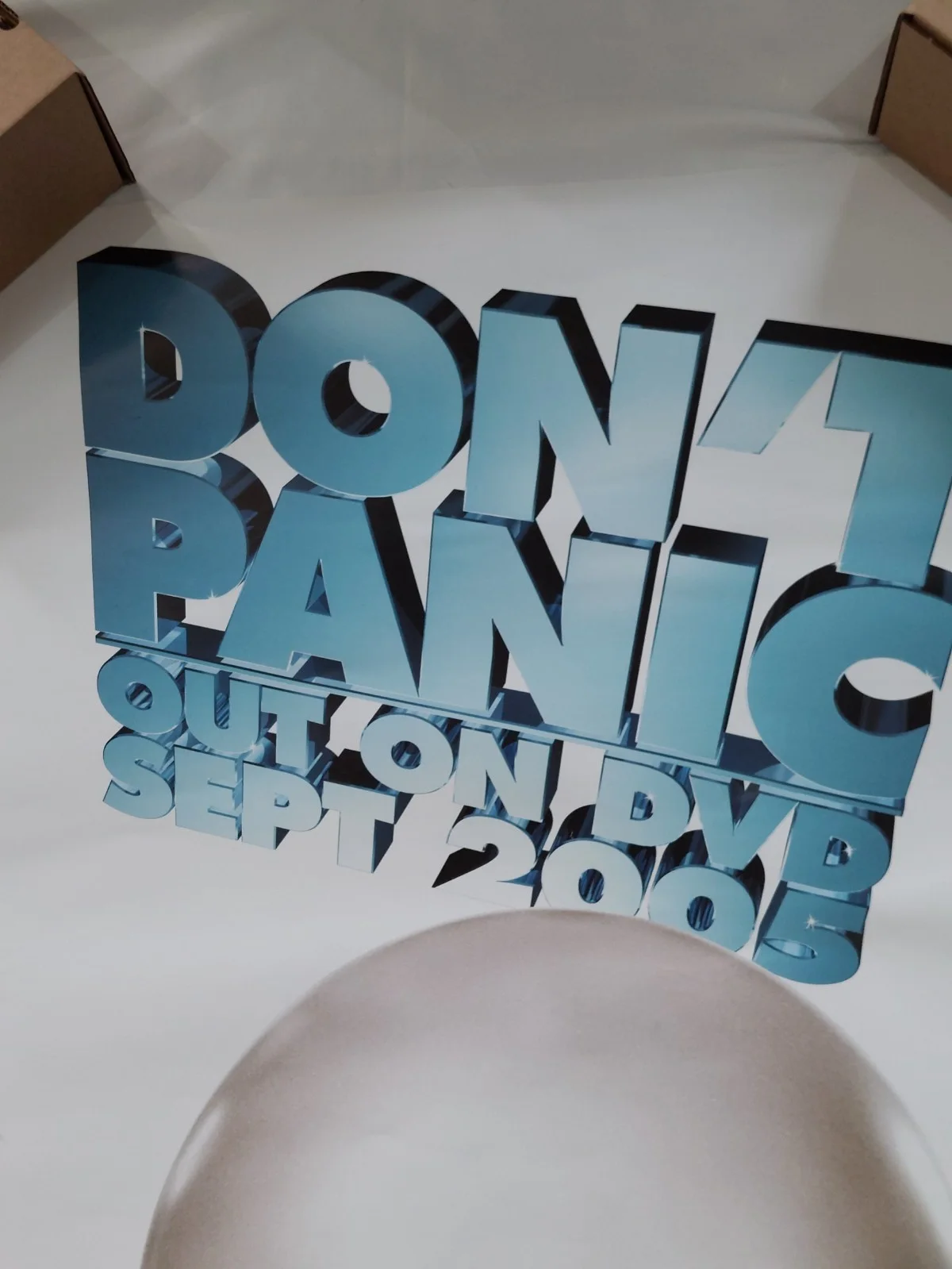 very rare hitchhikers guide to the galaxy pre release poster, image 2