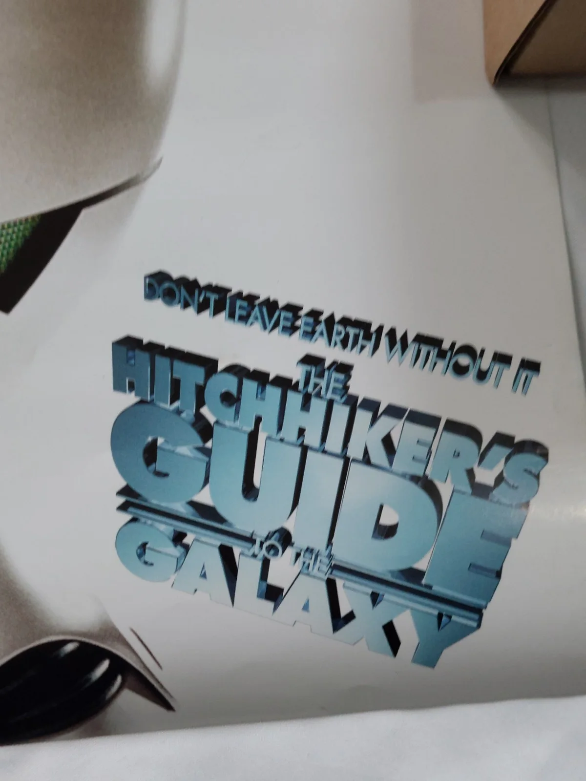very rare hitchhikers guide to the galaxy pre release poster, image 4
