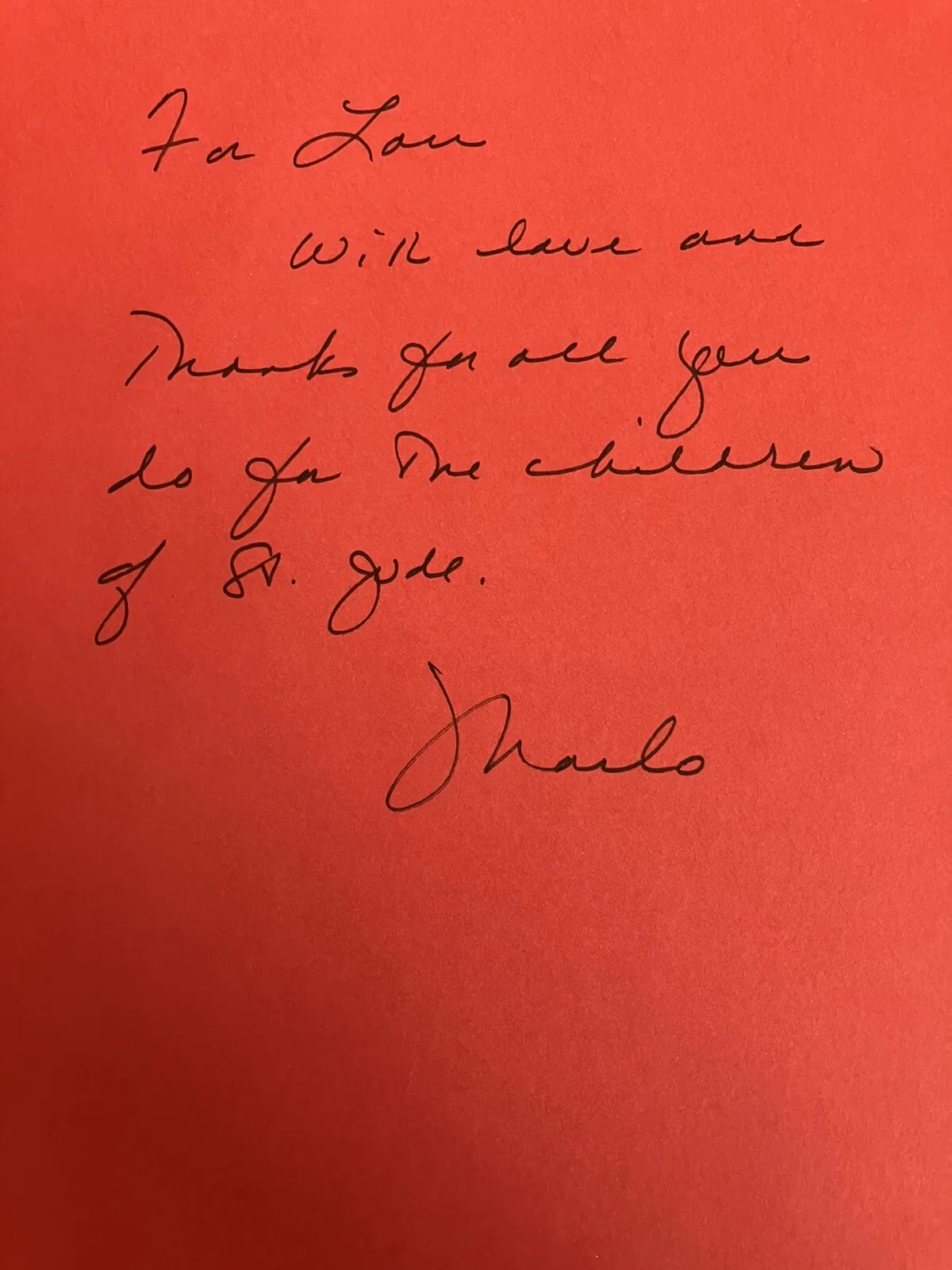 Marlo Thomas — Marlo Thomas Signed Book And Friends 1st Edition Inscribed To Lou Sahadi Writer, image 2