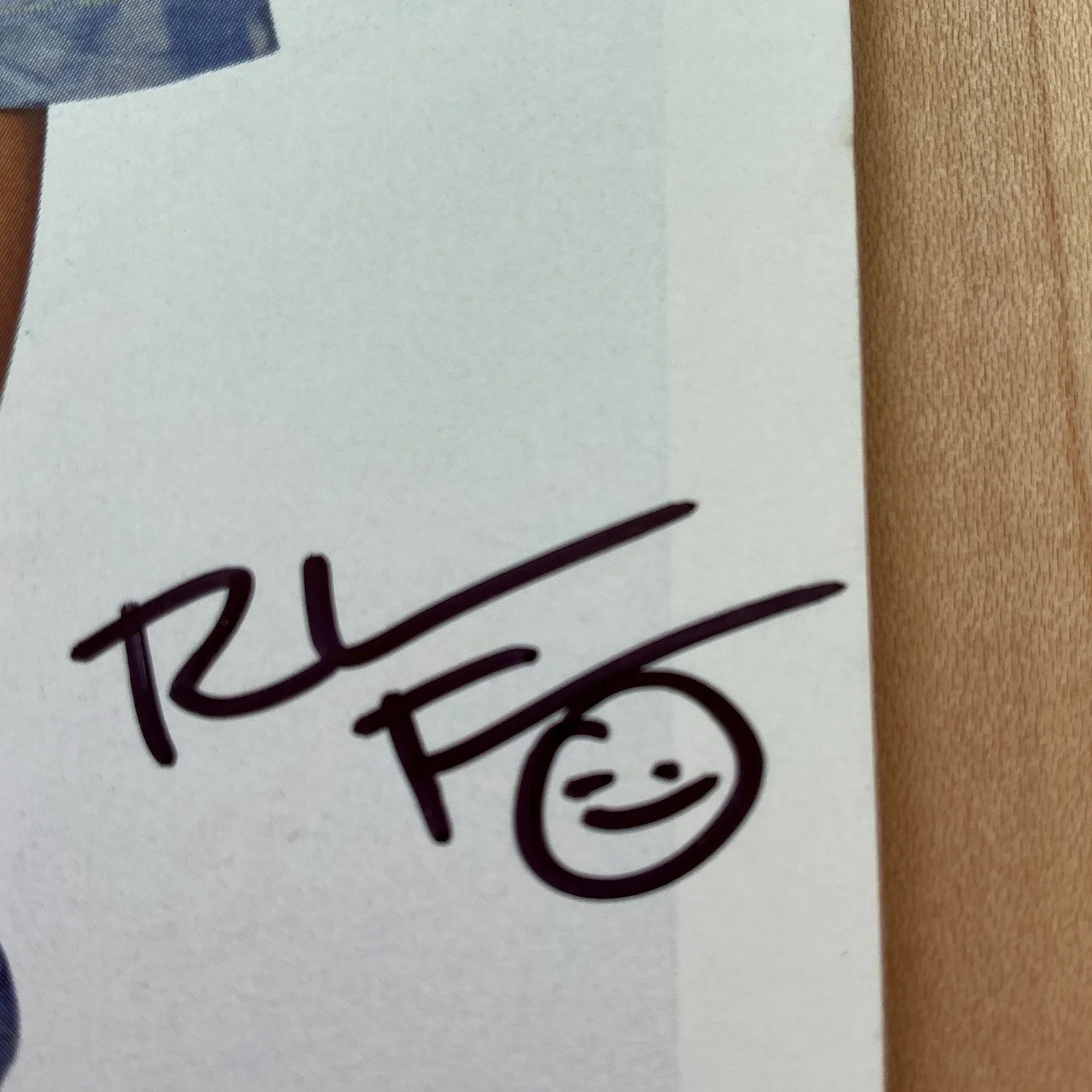 Roshon Fegan SIGNED Photo Authentic Disney Channel Employee Collection, image 2