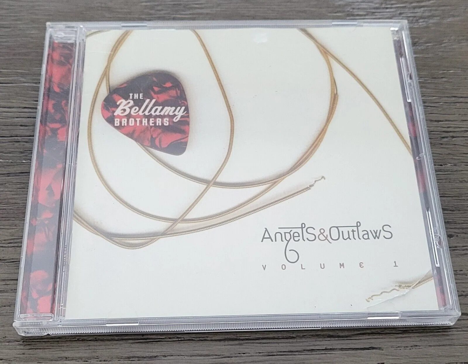 BELLAMY BROTHERS Autographed CD Cover ANGELS & OUTLAWS Vol 1 Signed CD, изображение 4