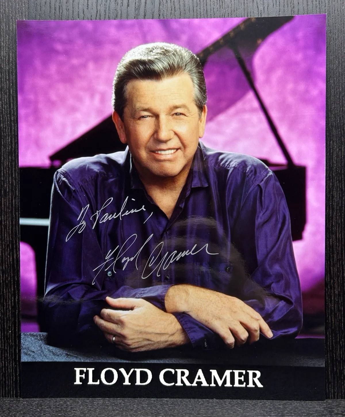 ** FLOYD CRAMER SIGNED PHOTO ** JSA COA Musician Autograph HALL OF FAME PIANIST, изображение 2