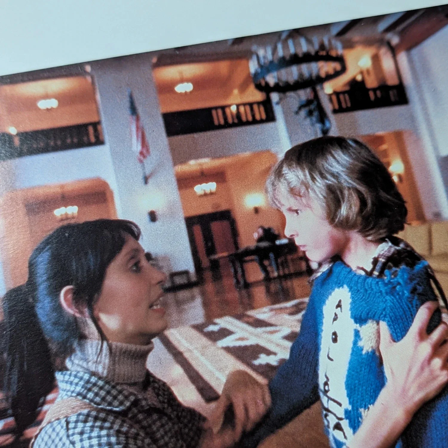 THE SHINING (1980) Vintage UK Front of House Lobby Card ft. Shelley Duvall & boy, изображение 5