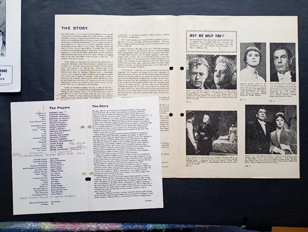 PHANTOM OF THE OPERA pressbook, image 2