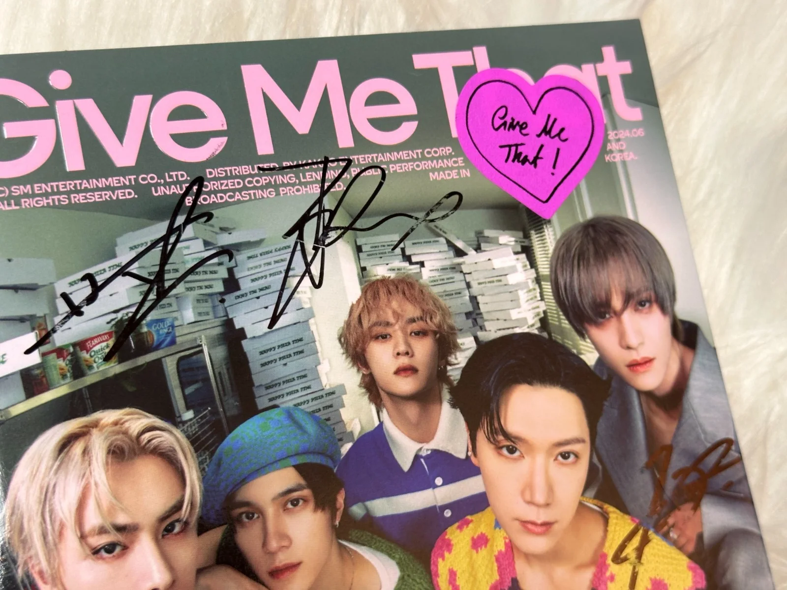 Way V - ALL MEMBER Autograph(Signed) PROMO ALBUM KPOP, изображение 2