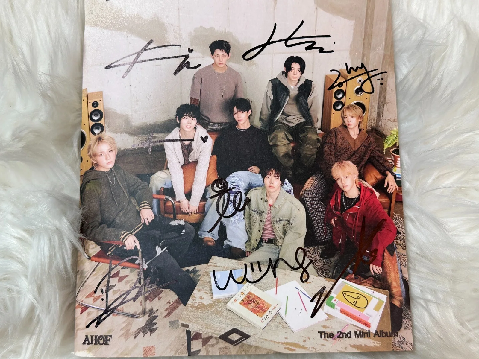 AHOF [The Passage] - ALL MEMBER Autograph(Signed) PROMO ALBUM KPOP, изображение 2