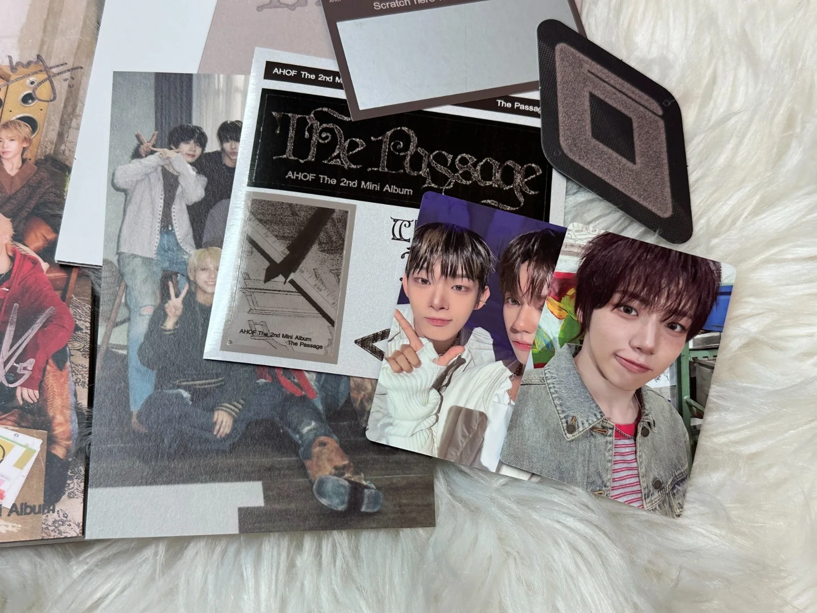 AHOF [The Passage] - ALL MEMBER Autograph(Signed) PROMO ALBUM KPOP, изображение 4