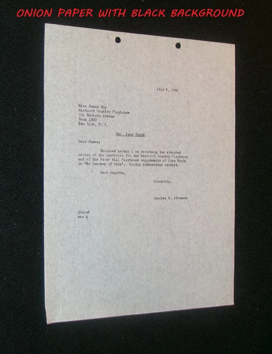 JANE FONDA NO CONCERN OF MINE Westport Country Paper Mill Playhouse ABRAMSON, изображение 2