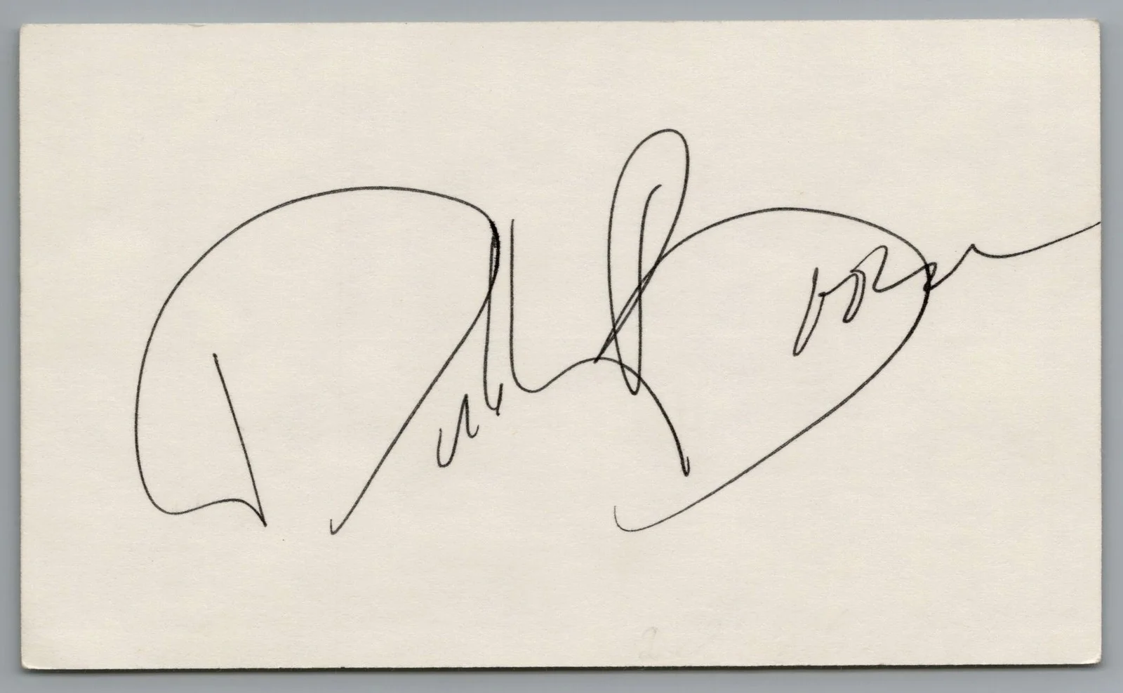 Debby Boone — Debby Boone Signed 3x5 Index Card Autographed