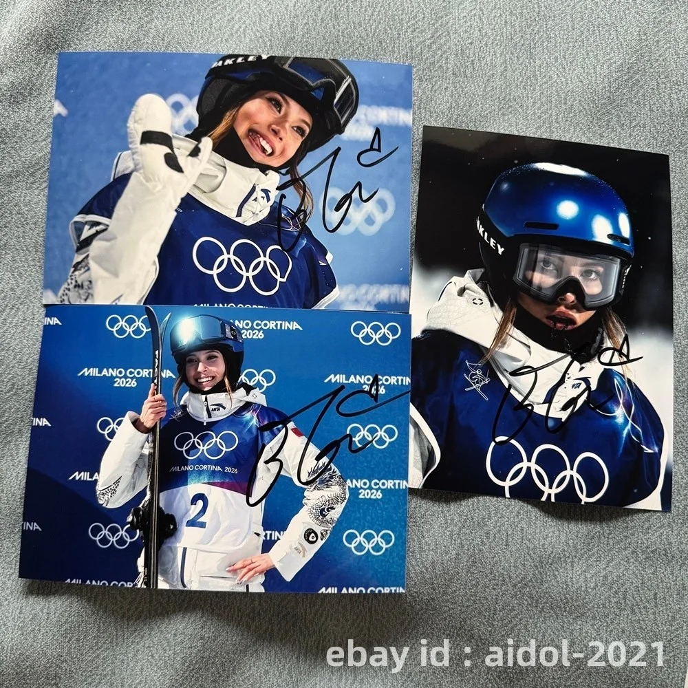 Gu Ailing Eileen Feng Gu Autographed Signed Photo Autographs Collectibles 202602, изображение 2