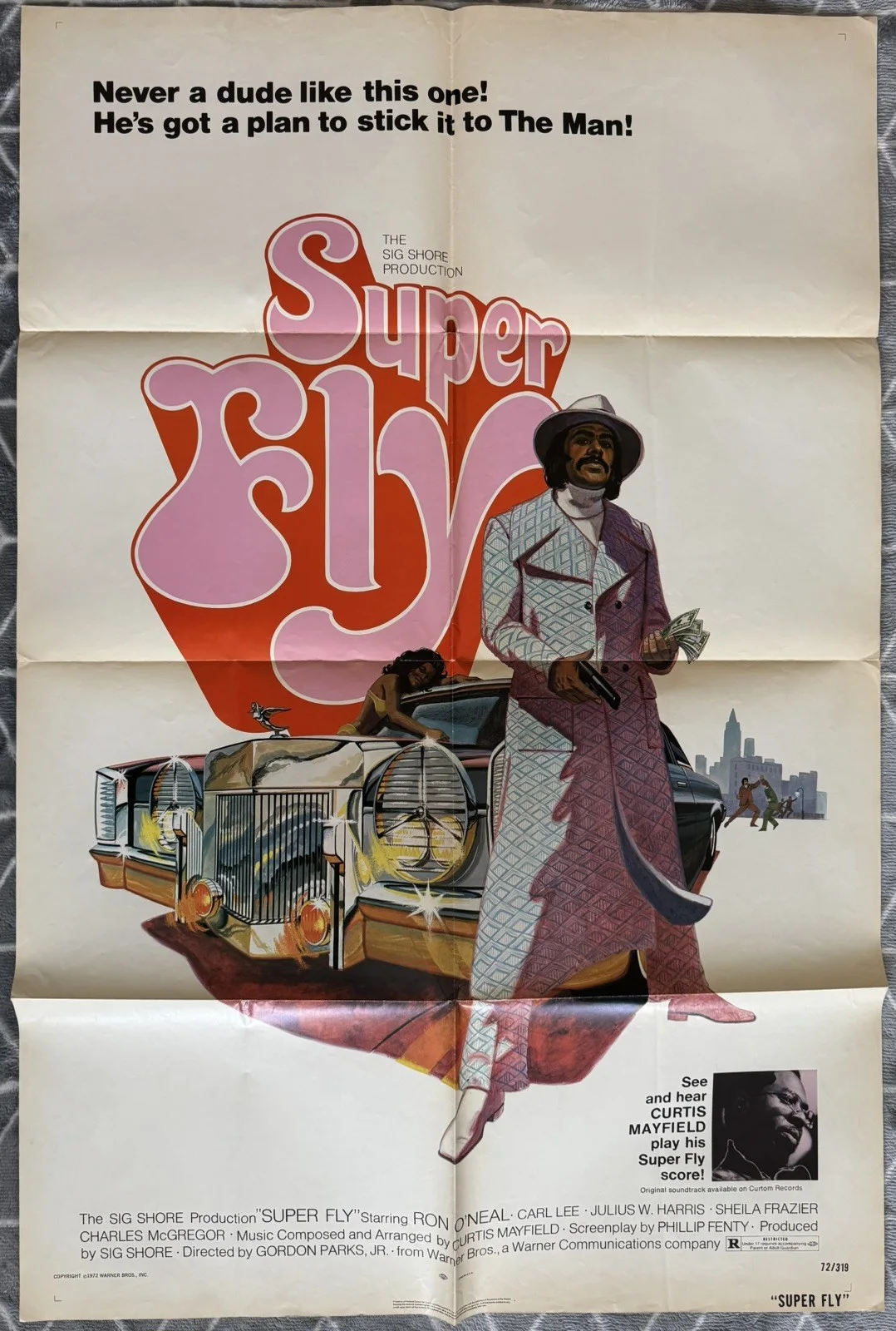 SUPERFLY 1972 ORIGINAL U.S. 1-SHEET POSTER, image 5