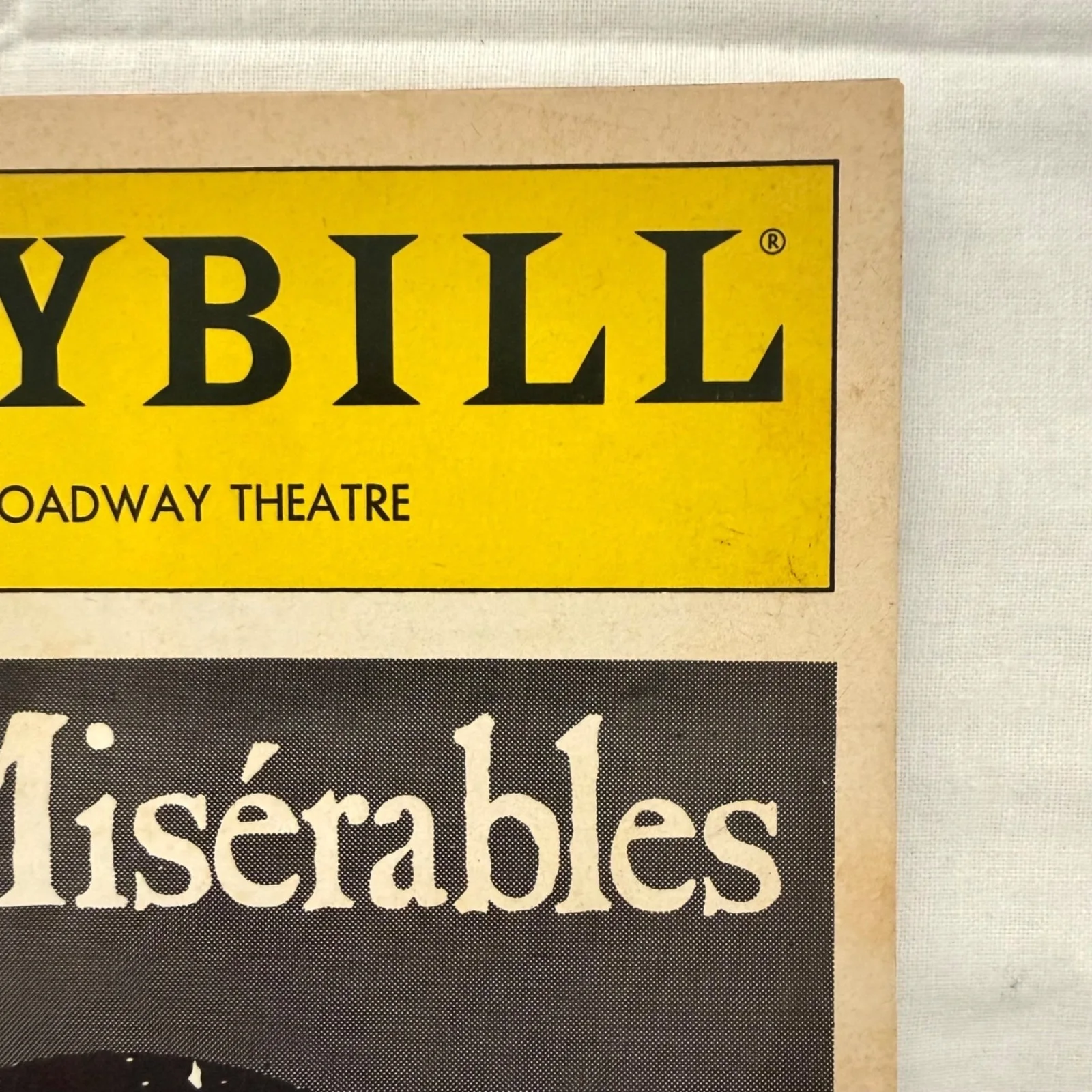 Les Miserables Playbill 1987 Broadway Theatre Vol 87 No 11 With Inserts, image 2