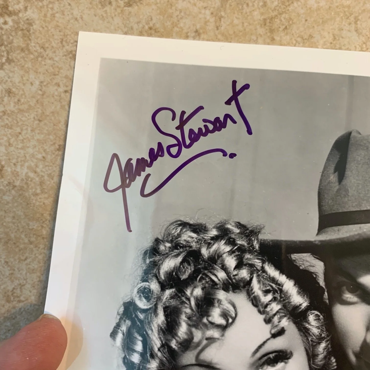 JAMES STEWART & MARLENE DIETRICH autographed signed 8x10 photo dual signature, изображение 2