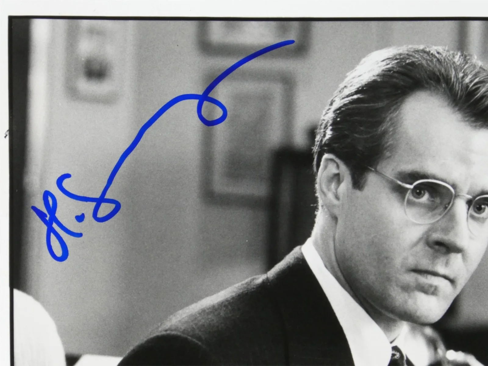 Henry Czerny — Henry Czerny Signed B&W 8x10 Promo Photo Clear And Present Danger Autographed, изображение 2