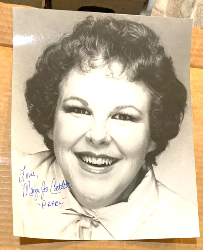 MARY JO CATLETT — MARY JO CATLETT ACTRESS SIGNED Autograph B&W Photo 8x10 /CERT.