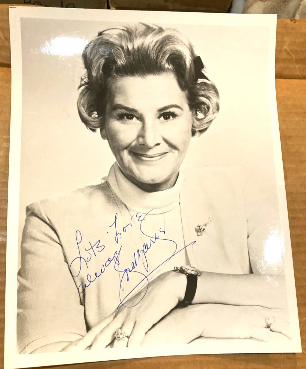 ROSE MARIE — ROSE MARIE ACTRESS DICK VAN DYKE CAST SIGNED AUTOGRAPH B&W 8X10 PHOTO CERT.