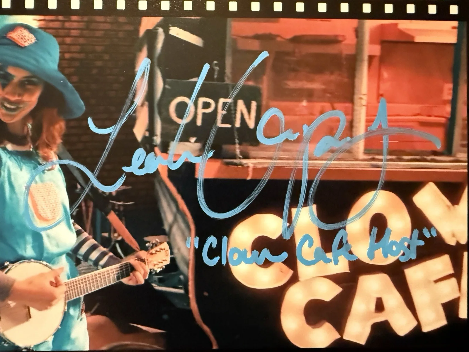 Leah Voysey — Leah Voysey signed Terrifier 2 Clown Cafe Host 8x10 Photo EXACT PROOF B, image 2