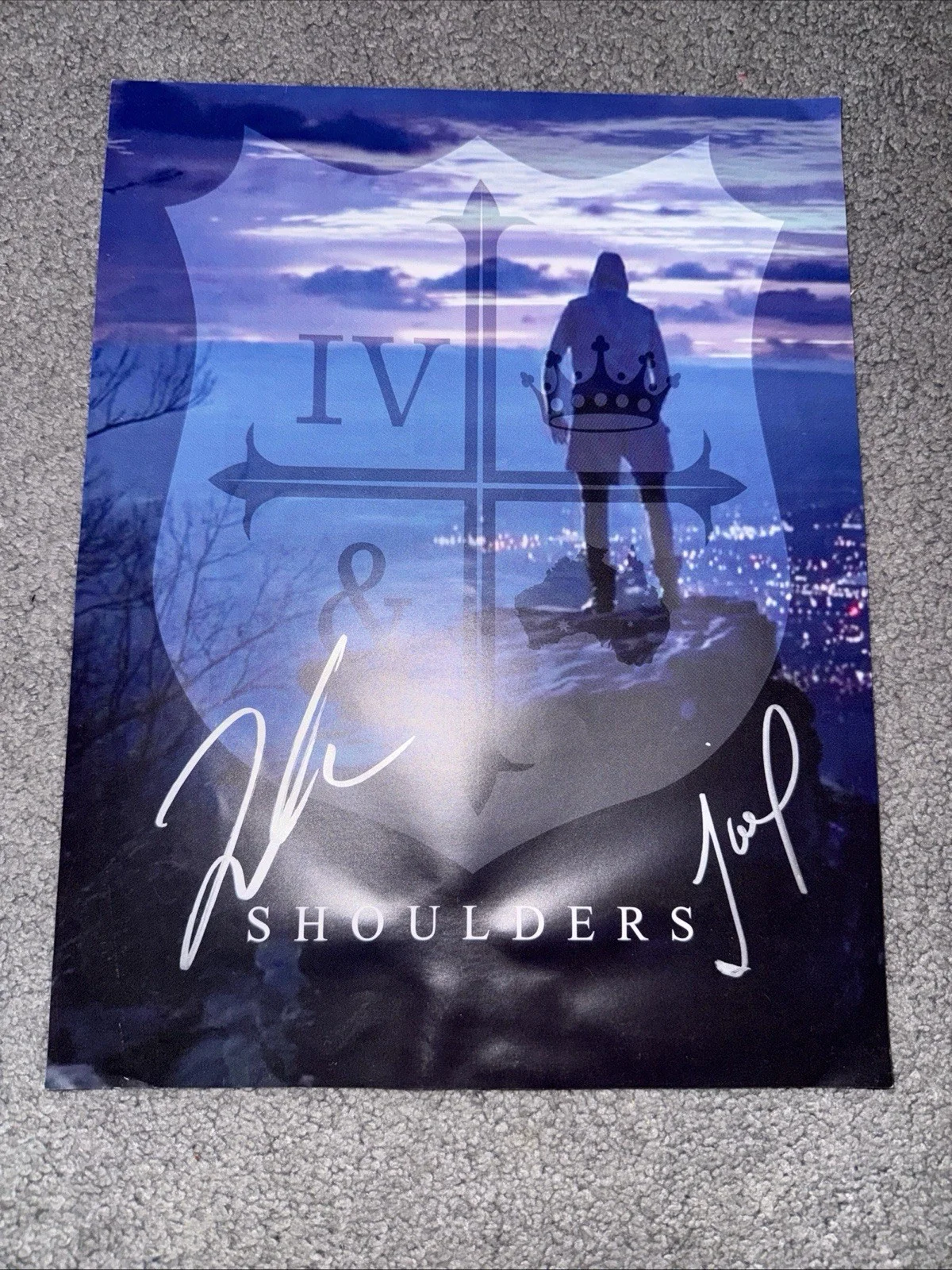 for King & Country AUTOGRAPH SIGNED Lyric Sheet Shoulders Joel & Luke Smallbone, image 2