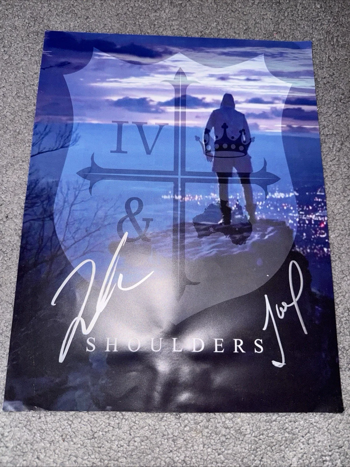 for King & Country AUTOGRAPH SIGNED Lyric Sheet Shoulders Joel & Luke Smallbone, image 3