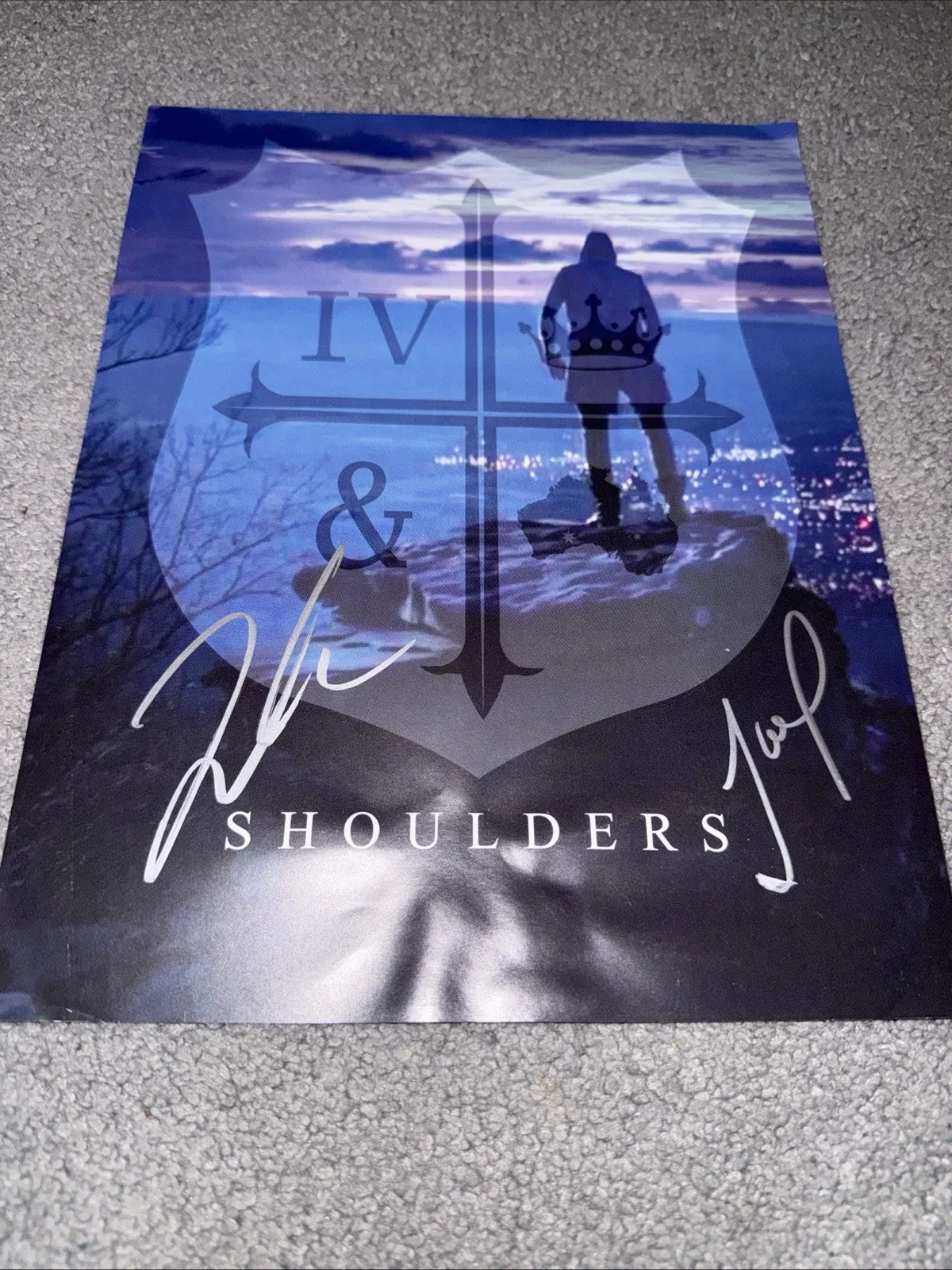 for King & Country AUTOGRAPH SIGNED Lyric Sheet Shoulders Joel & Luke Smallbone, image 4