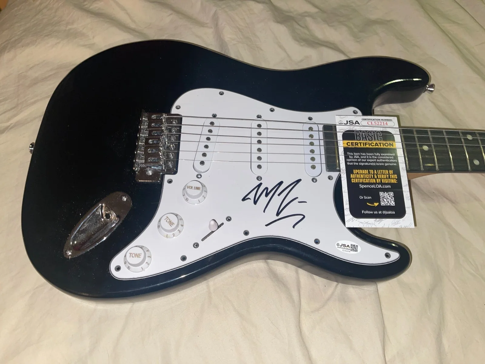 Marcus King El Dorado Young Blood Autographed Signed Electric Guitar JSA, image 2