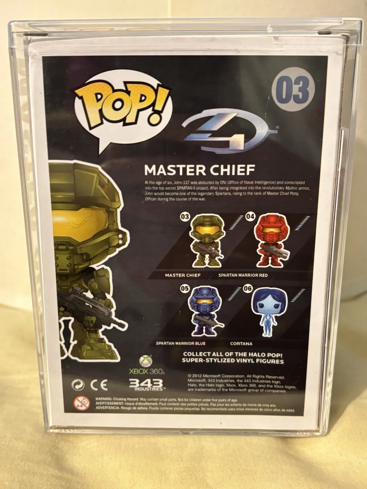 Steve Downes — Steve Downes Signed Halo Master Chief Gold Blockbuster Exclusive #03 Funko, изображение 3