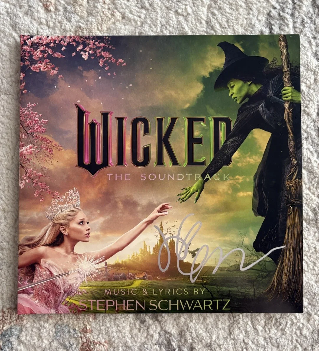 Jeff Goldblum — Jeff Goldblum Signed Autographed Wicked Soundtrack Vinyl Album The Wizard JSACOA, изображение 2