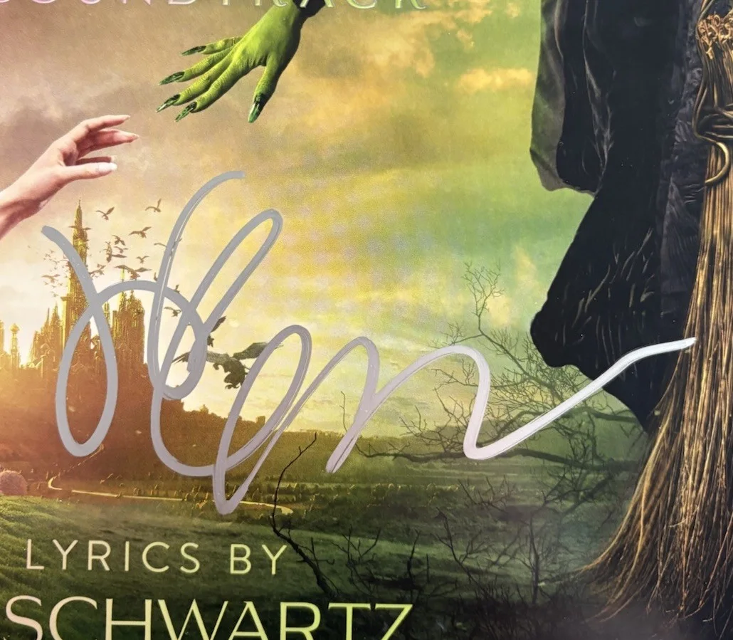 Jeff Goldblum — Jeff Goldblum Signed Autographed Wicked Soundtrack Vinyl Album The Wizard JSACOA, изображение 3