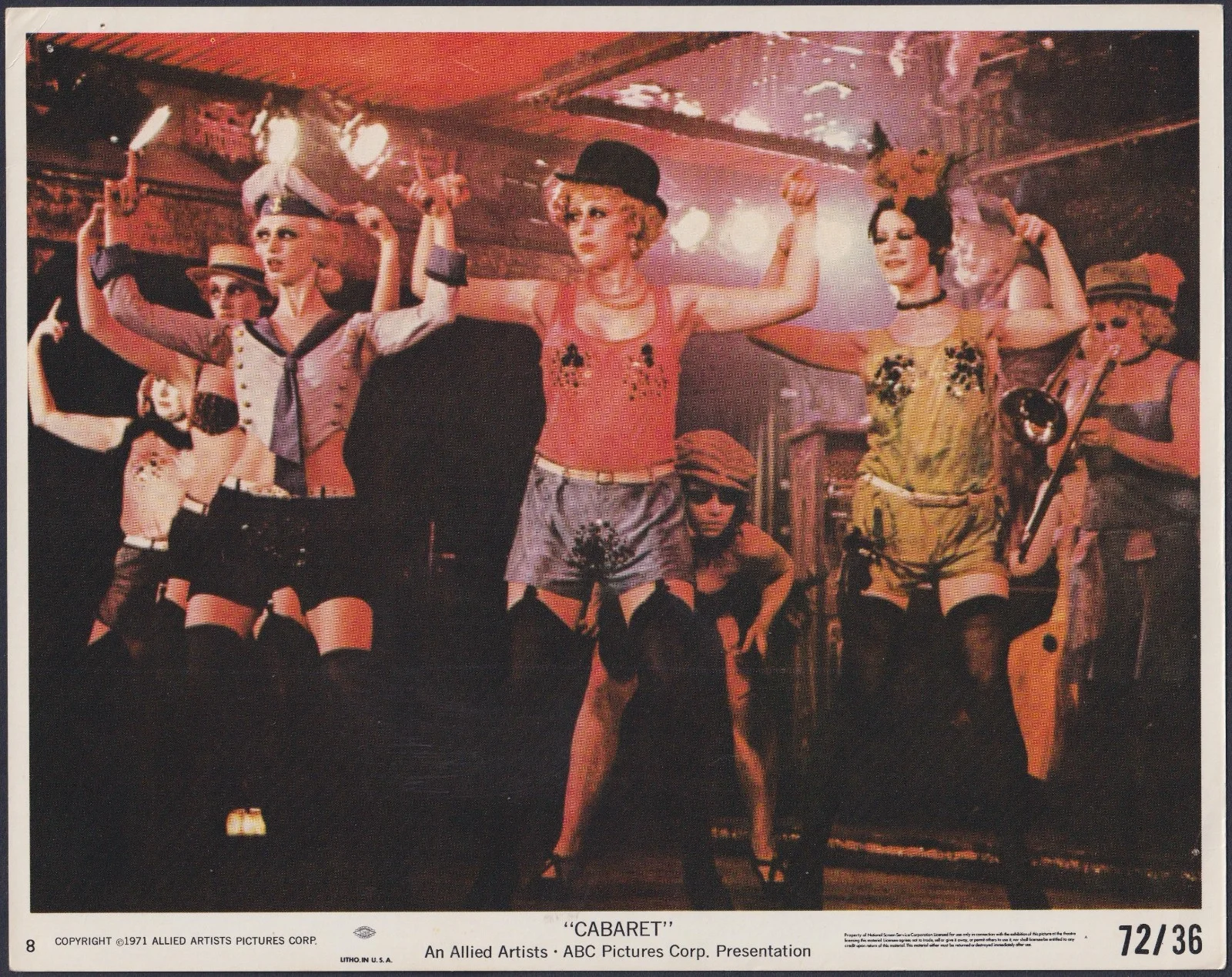 Cabaret 7x ORIGINAL UK FOH Lobby Cards Liza Minnelli Bob Fosse 1972, изображение 4