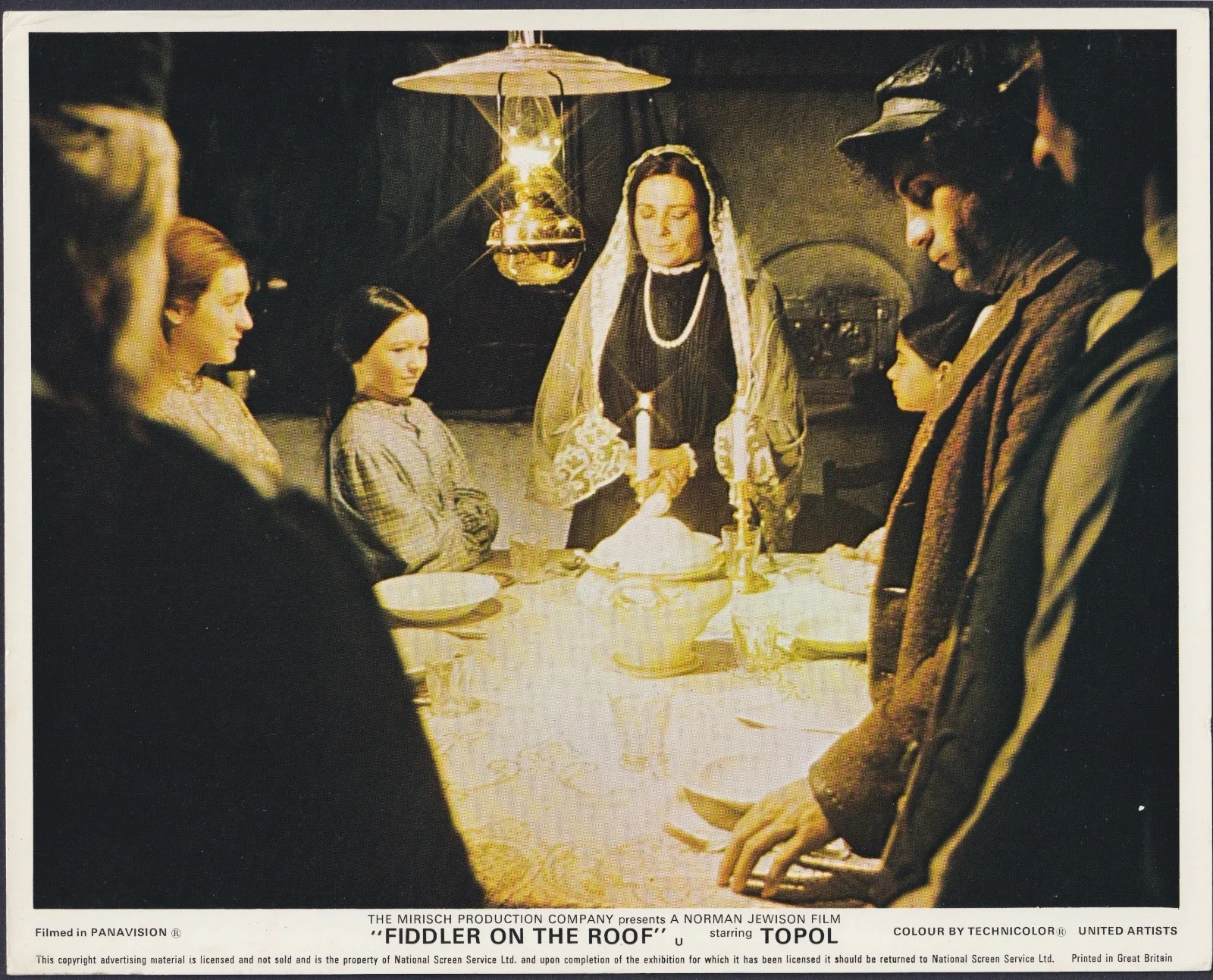 Fiddler on the Roof 8x ORIGINAL UK FOH Lobby Cards Topol Norman Jewison 1971, изображение 4
