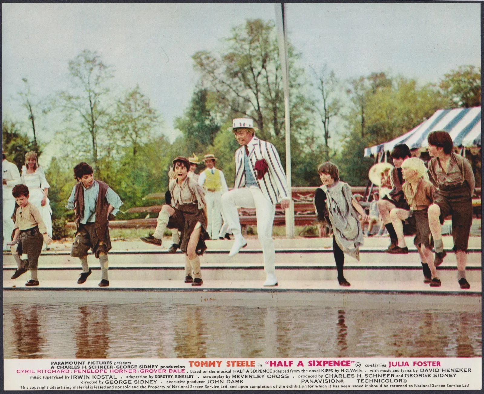 Half a Sixpence 8x ORIGINAL UK FOH Lobby Cards Tommy Steele 1967, изображение 3